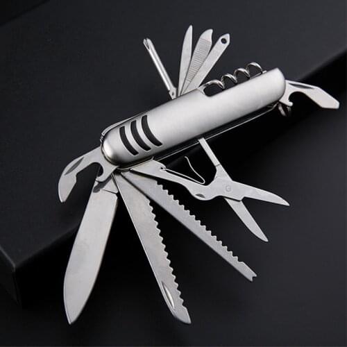 Multifunctional Field Camping Tool Equipment Army Knife Stainless Steel Gift Folding Knife Mini Portable Knife Customizable Logo