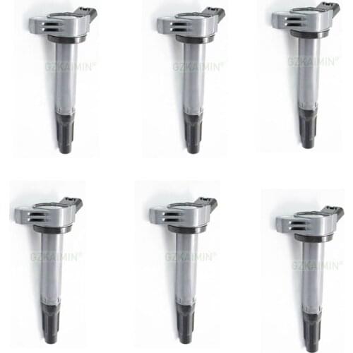 Set 6pcs IGNITION COIL OEM 90919-02251 FOR TOOTA CAMRY Highlander Avalon Camry VENZA Sienna 90919A2002