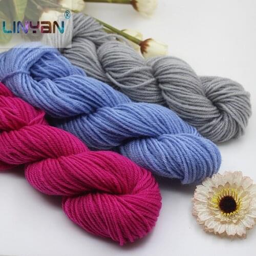 Wholesale! 10pcs * 32g Acrylic crochet yarn thread to knit baby knitting crocheting sweater yarn healthy fashion silk zl5183