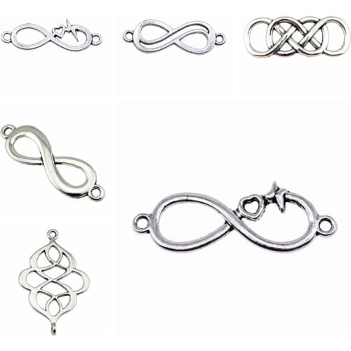 Wecharms bulk charms for jewelry making kit pendant diy jewelry accessories Infinity Connector Charms