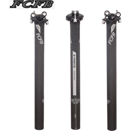 Carbon seatpost 0mm Mountain Road Carbon Fibre Bike Seatposts MTB Parts 27.2 30.8. 31.6*350/400/450mm seatpost 27.2