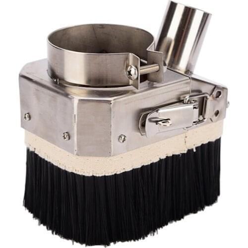 Woodworking engraving machine dust cover brush 65/80 dust cover stainless steel spindle motor accessories cutting dust cover