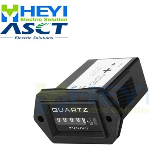 SYS Hour Meter Counter Industrial Electronic Mechanical Timer for Car Motorcycle Dirt Bike Generator