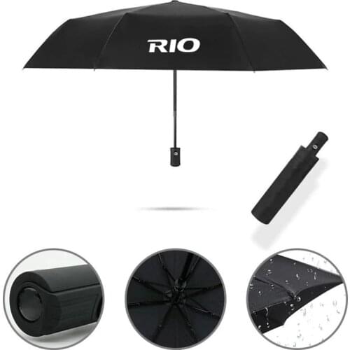 Windproof Double Automatic Folding Umbrella Car Luxury Business Umbrellas For KIA RIO K2 K3 2 3 2010-2017 Auto Accessories