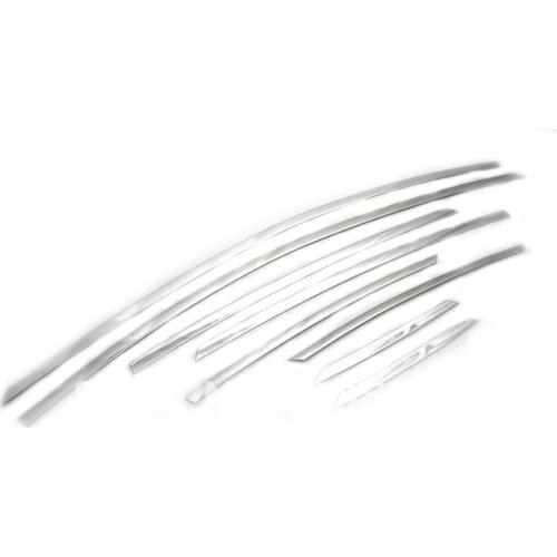 High Quality Chrome Side Upper Edge Window Trim for Ford Focus MK3 Sedan 12-13 Free Shipping