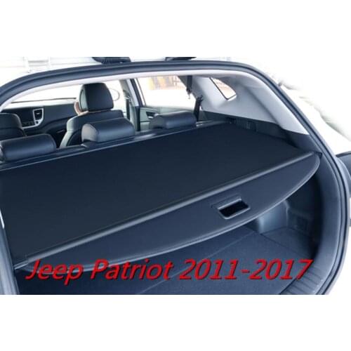 Car Rear Trunk Security Shield Cargo Screen Shield shade Cover Fits For Jeep Patriot 2011 2012 2013 2014 2015 2016 2017