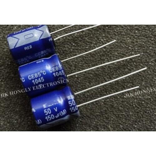 10PCS RE3 50V150UF 10x13 Capacitor