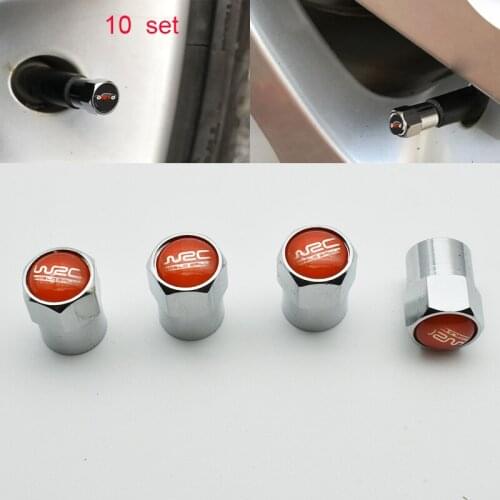 10et Auto Car Wheel Tire Valve Cover with Leather Key Chain Car Wheel Valve Stem Cap Metal 6corner Car Acceorie Styling