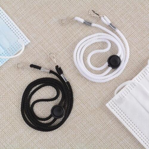 2PCS Adjustable Mask Lanyard Extend Ropes Ear Pressure Relief Face Bandanas Chain Holder Face Protection Rest Eyeglasses Chain