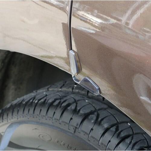 4pcs Universal Car Door Edge Guards Protector Bumper Car Anti-collision Strips for Citroen Peugeot Ford