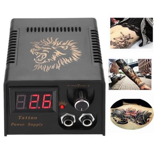Professional Digital LCD Tattoo Power Supply High Quality Black Tattoo Power Supply For Tattoo Machine gun Tattoo Power Supply