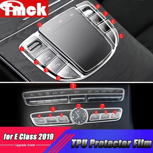 For Mercedes Benz E Class W213 E200/260/300/200L/300L 2019 Car Accessories Interior Mouldings Full Set Membrane Protector Film