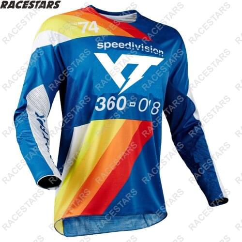 YT 2021 Downhill Jerseys Mountain Mens Bike MTB Shirts Offroad DH Motorcycle Jersey Motocross Gear Sportwear Clothing Bicycles