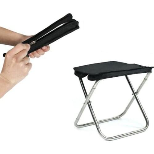 Lightweight Folding Fishing Chair Picnic Camping Chair Foldable Stainless steel Cloth Outdoor Portable Outdoor Furniture