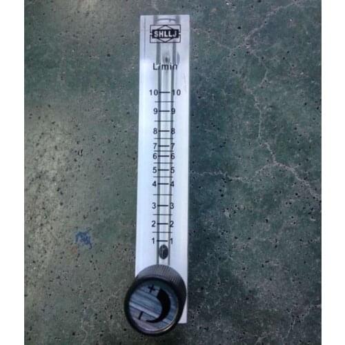 LZQ-7 3/5/10/15/20LPM air flow meter gas flowmeter Indicator with control valve adjustable for Oxygen conectrator Height 12cm