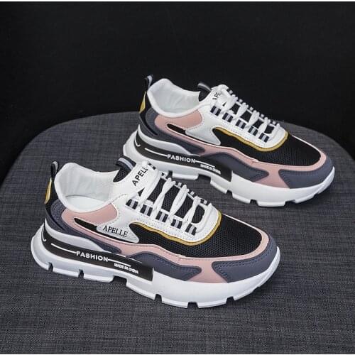 Old Dad Shoes Women Students Ins Hot Sale Trendy Shoes Women Breathable Mesh Thick-soled Women Sneakers Footwear