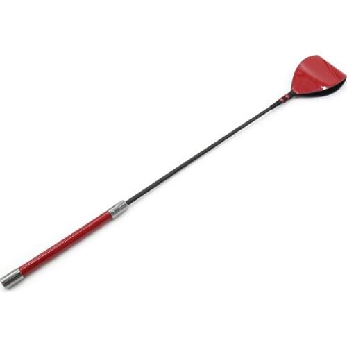 53CM Spanking PU Leather Bondage Whip With Sword Handle Lash Fetish Flogger Horse Adult BDSM Slave Sex Toys For Couples Women