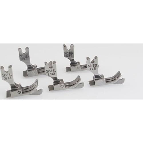 Sewing Machine SP-18 Left and Right Presser Foot 1/32 1/16 3/32 1/8 3/16 1/4 5/32 5/16 3/8 1/2 7/16 5/8 3/4 7/8