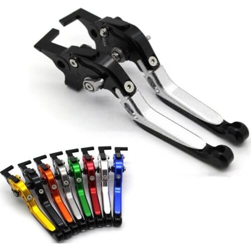 Motorcycle Adjustable Brake Clutch Levers Folding Extendable for SUZUKI RV200 Van Van 2016-2017