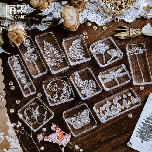 Sealing light and shadow series decoration stamp Acrylic transparent stamps for scrapbooking stationery DIY craft standard stamp