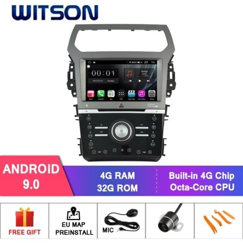 WITSON S300 Android 9.0 CAR DVD for AUTO AIR FORD EXPLORER 8 Octa Core 4GB RAM 32GB flash GPS+GLONASS+WIFI/4G+DSP+DAB+OBD+TPMS