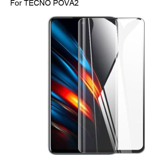1PC Ultra-Thin screen protector Tempered Glass For TECNO POVA2 full Screen protective FILm For TECNO POVA 2 Protection