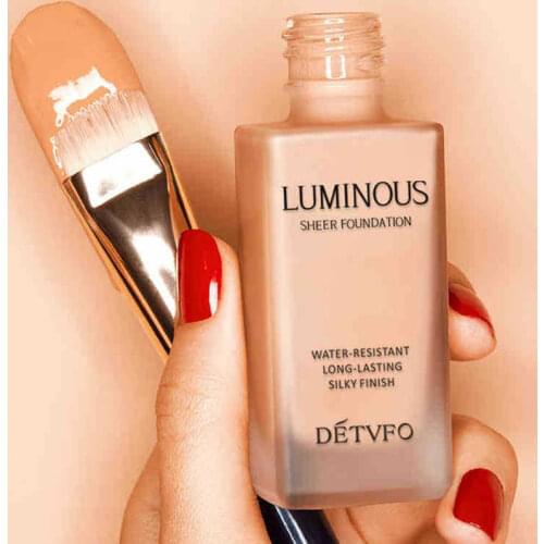 1 PCS 30ML Foundation Liquid Concealer Moisturizing Makeup Brighten bb Foundation Full Coverage Hydrating Anti-Wrinkle Whitening