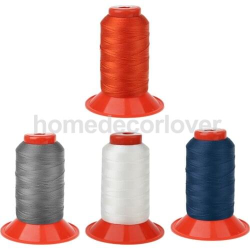 4Pcs 500m Bonded Nylon Thread Heavy Duty Awning Tent Backpack Leather Sewing Spool Cord for Hand and Sewing Machine Durable