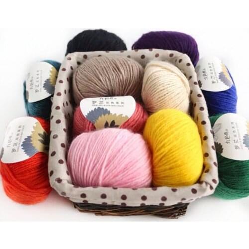 50g/Ball Mohair Wool Thick Yarn For Hand Knitting Sweater Scarf Coat Hat A
