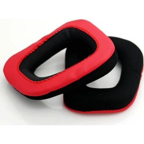 Aipinchun 1 Pair Black Breathable Earpads Replacement Ear Pads Cushion for Logitech G35 G930 G430 F450 Earphone Headset