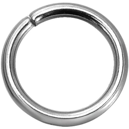 DoreenBeads 500PCs 304 Stainless Steel Open Jump Rings 7mm Dia. Findings Connectors DIY Making Jewelry Crafts Accessories