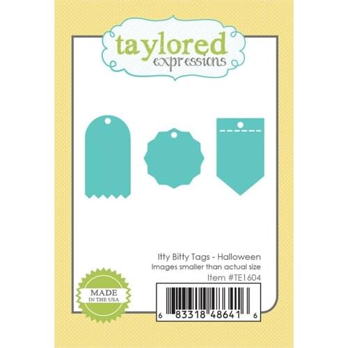 Halloween Itty Bitty Tags 2021 Arrival New Craft Metal Cutting Die Mold Flower Tag Envelope Lace Edge Scrapbook Paper Craft