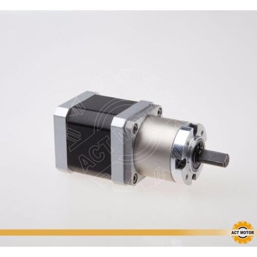 Hot sale ACT 1PC Planetary Gearbox stepper motor Nema 17 1.3A ,40MM, Gear ratio 5.18:1 ,2N.M