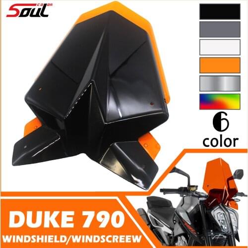 Motorcycle Sports WindScreen Windshield Visor Viser Fits For Duke790 1819 20 Duke 790 2018 2019 2020 Double Bubble