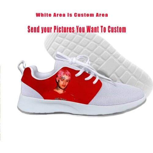 2019 Hot Cool Fashion New Summer Handiness Casual Harajuku Shoes 3D Print For Man Woman Hip Hop Rap Music Rock Rapper Lil Peep