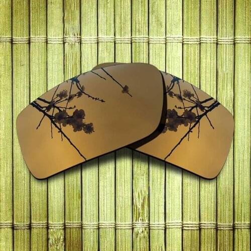 Polarized Replacement Lense For-Oakley Gascan Sunglasses Frame True Color Mirrored Coating - Copper Color Available
