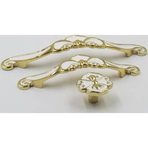 Free shipping European cabinet door handles Modern simple drawer wardrobe knobs 5" hardware kitchen pulls wardrobe closet handle