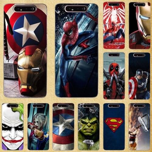 Super Hero Phone Case Cover For Samsung Galaxy A80 A 80 A805 SM-A805F A805F Soft Silicone Back Case For Samsung Galaxy A80 A 80