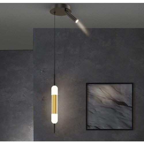 Nordic Led Pendant Lights And Spotlight Black Gold Haning Light For Kids Bedroom Living Room Kitchen Dining Room Corridor Lamp