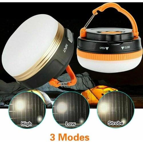 USB Rechargeable LED Camping Lights Tent Lantern Outdoor Super Bright Night Lamps Rechargeable LED Camping Lights With USB Cable