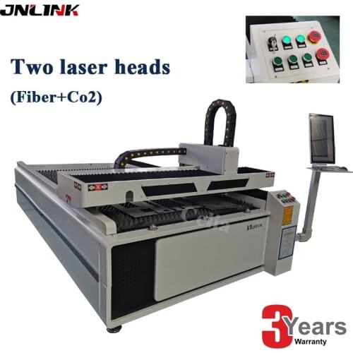 Acrylic wood cutting machine Co2 laser head fiber laser cutting machine 1300*2500mm
