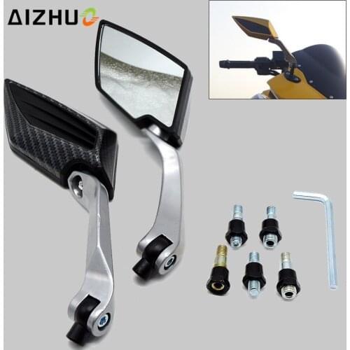 Motorcycle Accessory Rearview Mirrors Universal Moto Plastic Side Rear Mirror For Yamaha NMAX XJR1300 YBR125 XMAX TRACER FZ8 XJ6