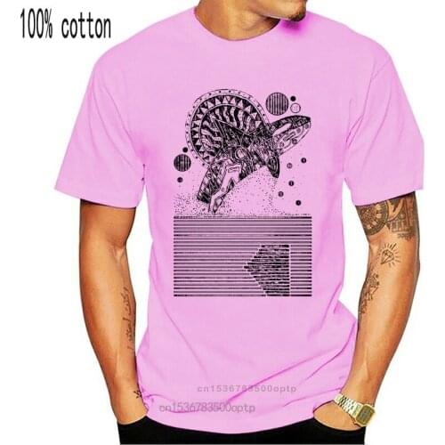 Cotton Shirt Adult T-shirt Plus Size Men T Shirts Geometric Whale Printed Clothing Black White Tops Art Casual Tees Teen Tshirt