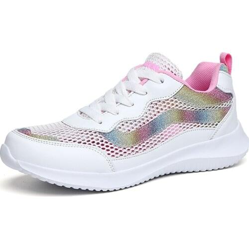 2020 Spring Women Tennis Shoes Tenis Gym Shoes for Women Sneakers Jogging Walking Breathable Ladies Trainers Cheap Basket Femme