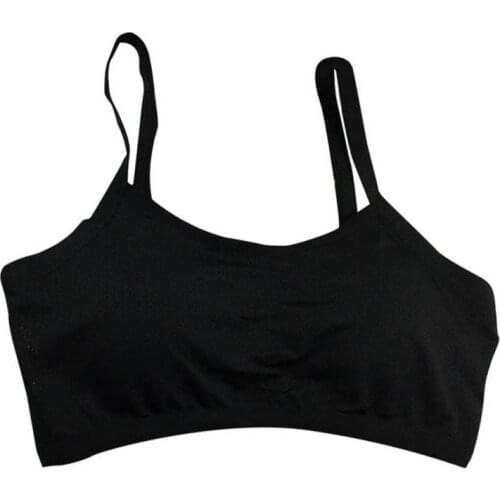 Women Thin Backless Bra Fitness Stretch Bra Racerback Seamless Padded Padded Vest Bra Bras Crop Tops