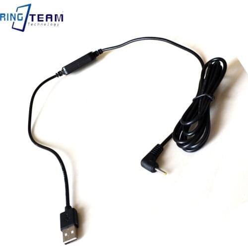 2.5*0.7mm USB Drive Power Adapter Cable fits DR-DC10 DC Coupler for Canon A1300 A1400 A800 A810 SX150 IS SX160 Camera