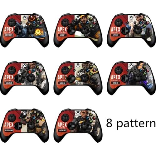 RETROMAX 2pcs Skin Of Apex Legends For Xbox One/Xbox One Slim Controller Sticker Skin For Xbox One/Xbox One Slim Apex