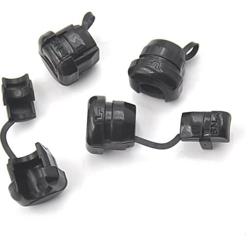 20pcs/lot 6N-4 Strain Relief Bushing SJT 18AWG T=0.5~1.6mm Nylon Wholesale Black