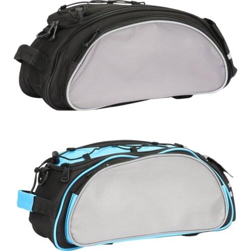 13L Bike Carrier Bag Bike Rack Pannier Trunk Basket Back Seat Shelf Pouch Cycling Luggage Bag Multifunction Shoulder Handbag