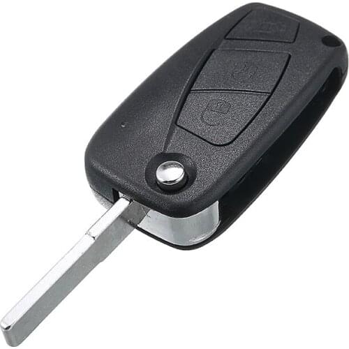 For Ford KA MK2 2008-2016 1pc Car Auto RFC Replacement 3 Button Flip Key Case Refurbish Repair DIY Accessories Parts